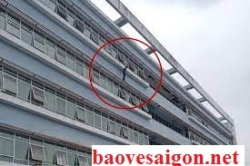 nhan vien bao ve tai benh vien bac kan