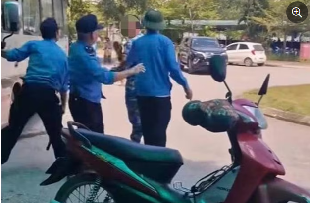 vu 3 bao ve hanh hung lai xe om o lao cai